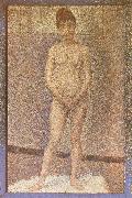 A standing position of the Obverse Georges Seurat